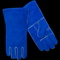 safety hand leather stick welding gloves