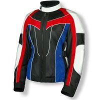 leather mesh motorcycle jacket