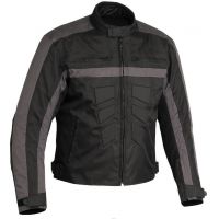 brown textile motorcycle jacket