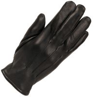 blue leather gloves womens