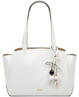 2018 new white leather hand bag