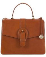 2018 new brown   leather hand bag