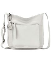 white    leather hobo bag