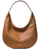 2018 brown leather hobo bag