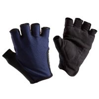 2018 black leather cycling gloves