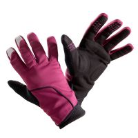 2018 purple and black  leather cycling gloves