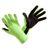 2018 new green and black   leather cycling gloves