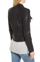 cleanly styled leather jacket