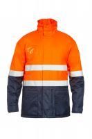 orange work wear jacket