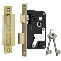 Lever Mortice Lock Sleek 6 lever Brass and SS Finish 960 KEY Combination / Door Mortice lock /Brass and SS Finish / link brand