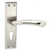 Fusion Zinc Mortice Handle for Door /200 mm/250mm Zinc Material Steel Satelon Finish Door Fusion Mortice Handle / link brand