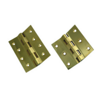 Brass Butt Hinges Brass Finish and M.S Pin / Brass Butt Railway Hinges Brass Finish and M.S Pin / Brass Butt Hinges B.R. Pin