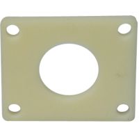 Flap Lock / 19.5 mm Chrome plated Flap Lock / PVC Spacer Plate / ivory Finish PVC Spacer Plate