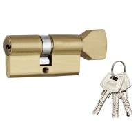 60 mm 10 Pin Hi-Tech Cylinder lock / Knob and Key / brass finish / Million key combination / Link Brand Hi-Tech Cylinder