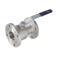 SS 316 SINGLE PIECE DESIGN BALL VALVE FLANGE END CLASS 150 FLOATING BALL FULL PORT