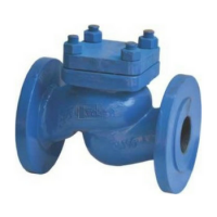 NON RETURN VALVE PN 10 /PN 16 RATING PISTON LIFT TYPE BOLTED COVER BS 1868/BS 6755