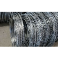 Razor Concertina Wire/ Galvanized iron/Stainless steel/PVC coated Razor blade wire/ Military concertina Razor barb wire