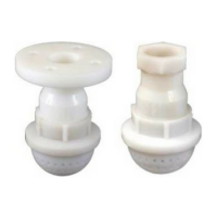 POLYPROPYLENE FOOT VALVE / POLYPROPYLENE VALVE / BODY ACTACTIC POLYPROPYLENE COPOLYMER