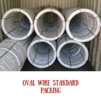 GALVANIZED OVAL WIRE/ LOW CARBON STEEL WIRE / GALVANIZED STEEL WIRE AND HIGH CARBON STEEL WIRE GALVANIZED OVAL WIRE