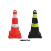 PE TRAFFIC CONE / BLACK TRAFFIC CONE FOR BRAZIL AND EUROPE / PE INTER LOCK TRAFFIC CONE