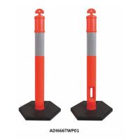 PU WARNING POST /ROAD SAFETY WARNING PU FLEXIBLE TRAFFIC DELINEATOR POST / WARNING SPRING POST / FLEX BOLLARD