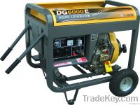5KW open frame type diesel generator set (DG6000E)