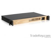 COMING SOON ! 1U Compact Rackmount mini-ITX Chassis with wood front be