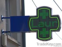 outdoor LED pharmacy cross