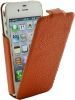 Stand wallet leather case for iphone & Flip leather case for iphone 4/4S