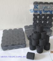 Coconut shell charcoal briquettes for BBQ, heating