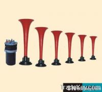 6 pipes red air horn