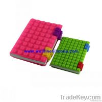 2012 Hot-Selling Mini Silicone Notebook Cover in A6 Size