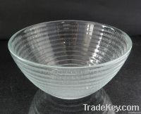 Glass wave shape bowl