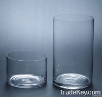 round glass vases