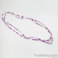 fashion glass beaded necklace