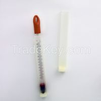 cheap precise red head floating thermometer HX5108 for wine test thermometer measuring -20-100C, 0-220F
