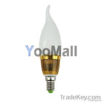 E14 3x1W 3W 110--220V LED Candle Light Bulb Warm White