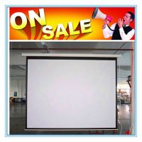 Low cost electric projector screens (HOT SALES)