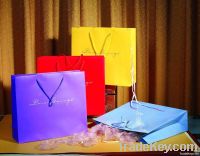 custom paper shopping bag /luxury paper shopping bag