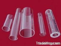 transparent quartz tubes