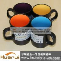 10Oz stonewear ceramic coffee mug for gift wtih decal printing