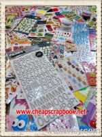 Wholesale new 230 sheets scrapbooking supplies, Free ship