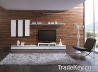 D305 wooden high gloss wall unit