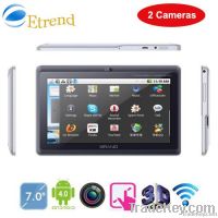 Super low price 7 inch 2 Cameras Android 4.0 Tablet pc