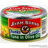 Ayam Brand Tuna Light In Olive Oil 185gm