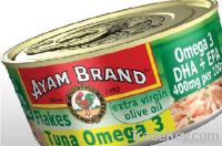 Ayam Brand Tuna Omega 3 Flakes In Extra Virgin Olive Oil