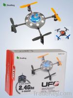 2.4GHz RC UFO quadcopter with 360 stunt flying function