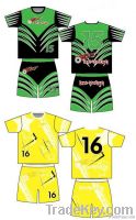 fancy rugby football top sand shorts