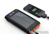 Rechargeable solar charger for laptop