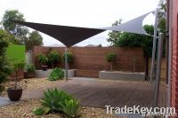 Square HDPE garden shade sail